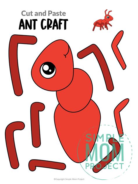 Ant Craft Templates for Preschoolers