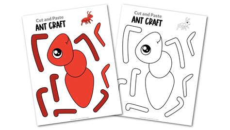 Ant Craft Templates for Special Needs