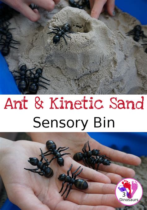 Ant Themed Sensory Bins