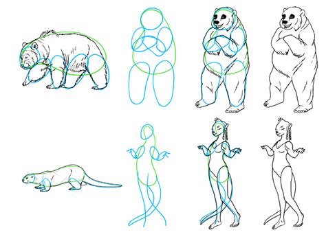 Anthropomorphic templates printable