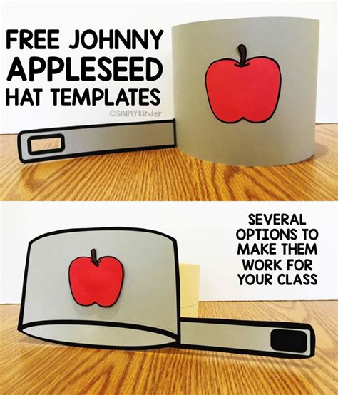 Apple seed hat craft ideas