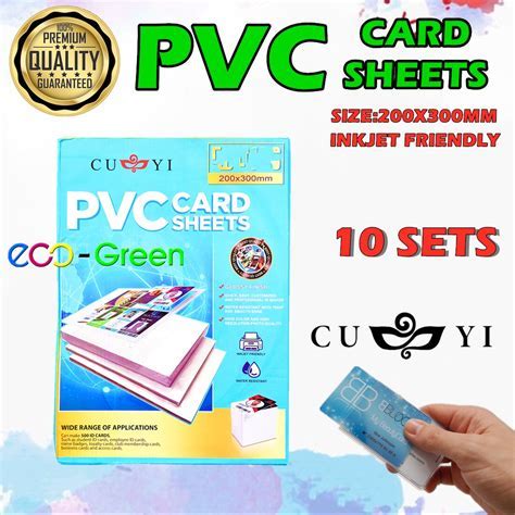 Applications of Inkjet Printable PVC Sheets