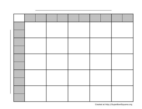 Applications of 25 Square Grid Template