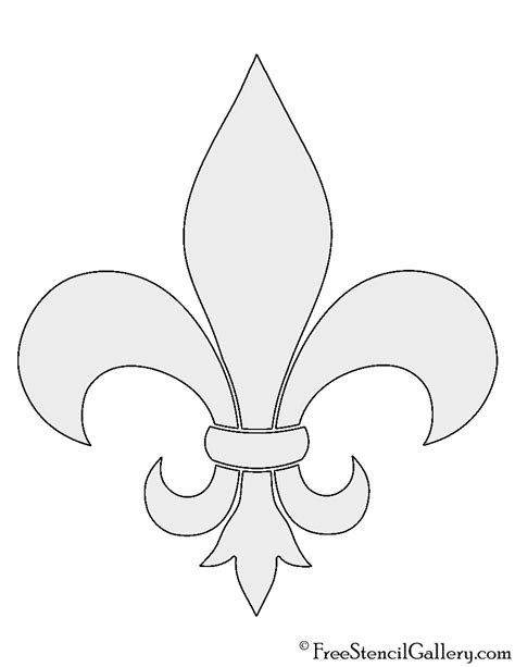 Applications of Fleur De Lis Stencil Prints