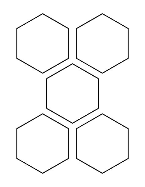 Applications of hexagon printables