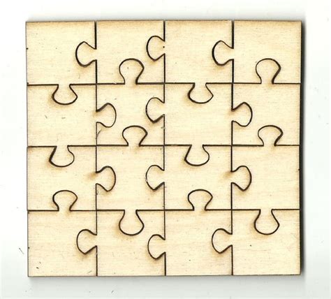 Applications of Laser Cutter Puzzle Template Design