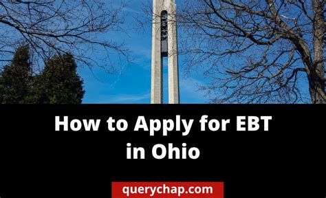 Apply for EBT Ohio Benefits