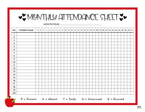 Attendance Sheet Challenges