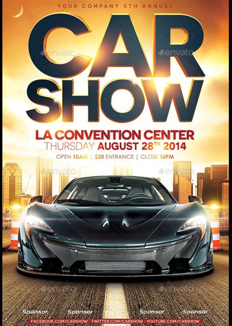 Automotive Event Flyer Template