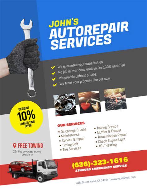 Automotive Special Offer Flyer Template