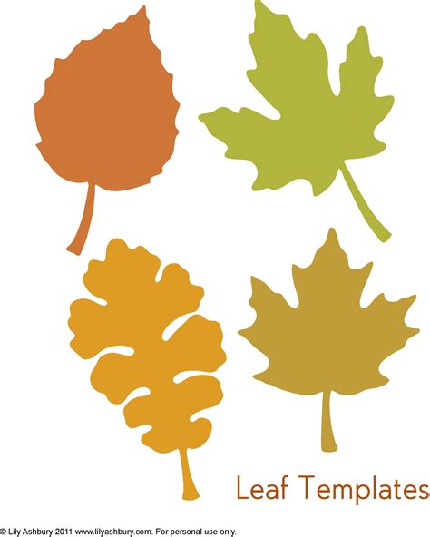 Autumn Leaf Templates Design