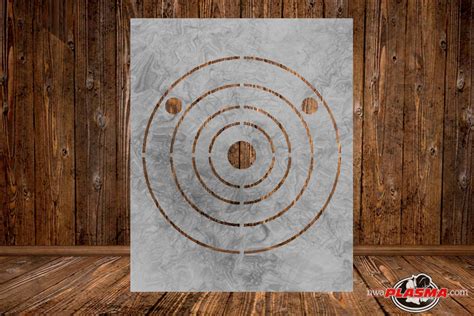 Axe Throwing Target Template Design