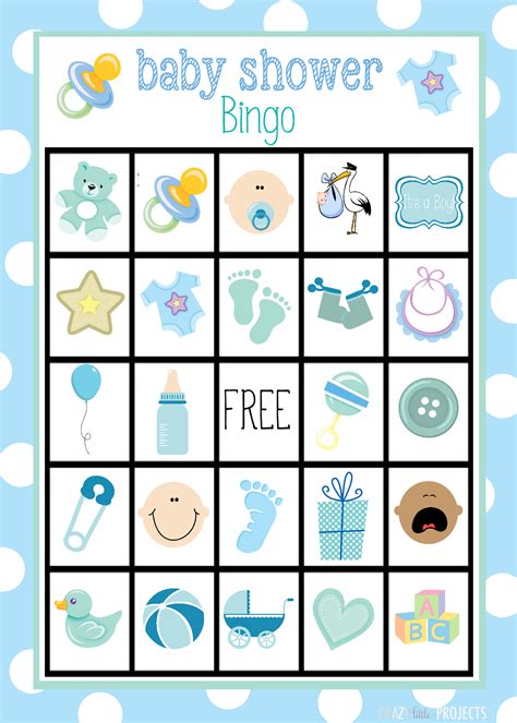 Baby Bingo Cards Printable