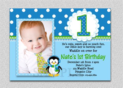 Baby Birthday Invitation Templates