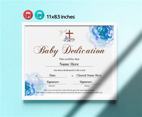 Baby Dedication Template 2