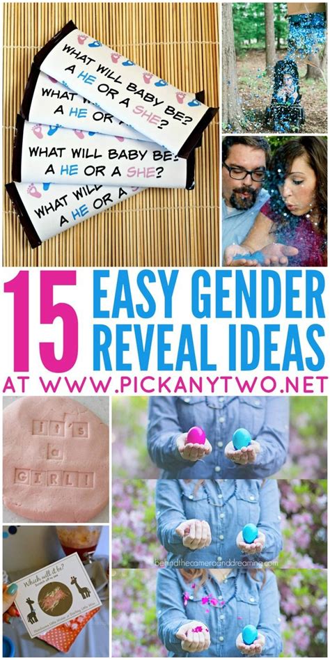 Baby Gender Reveal Ideas