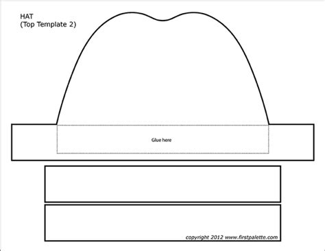 Baby hat template