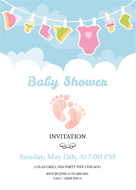 Description of Baby Shower Celebration Templates