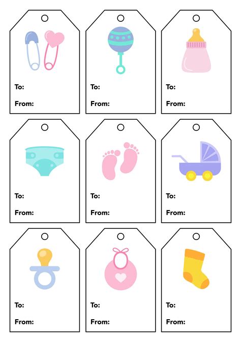 Baby Shower Gift Tag