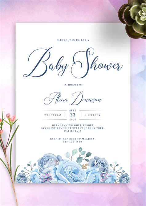 Baby Shower Invitation Templates