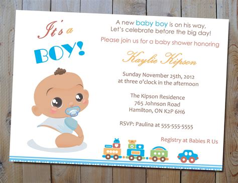 Baby Shower Party Invitation Templates