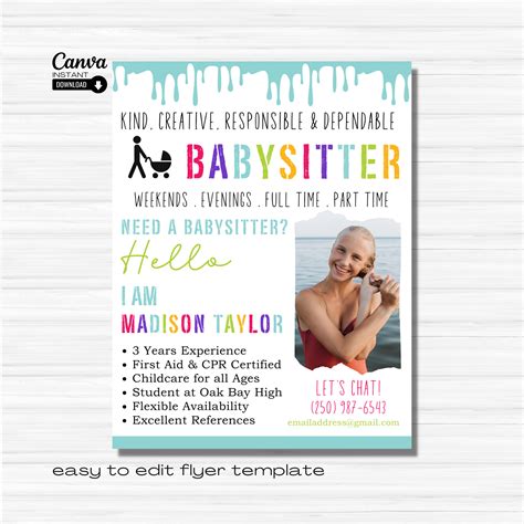 Babysitting Flyer Ideas and Templates