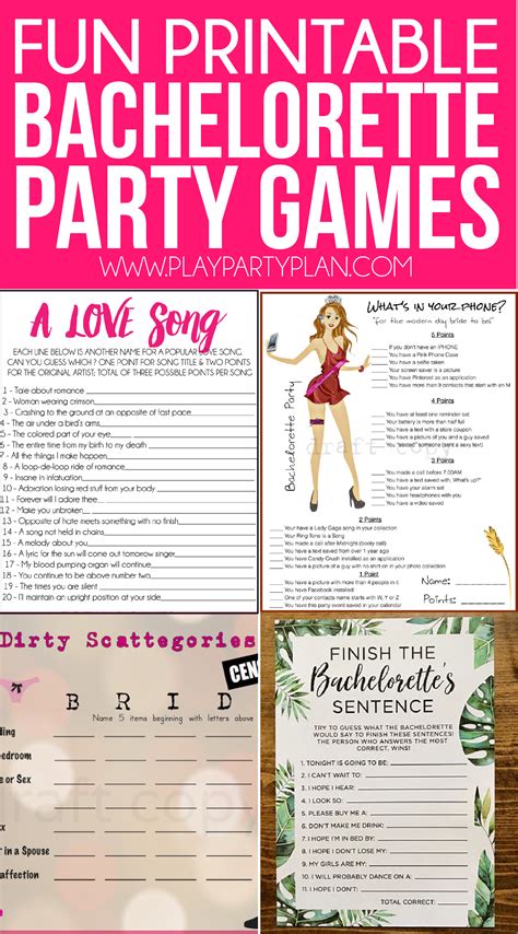 Bachelorette Party Games Ideas