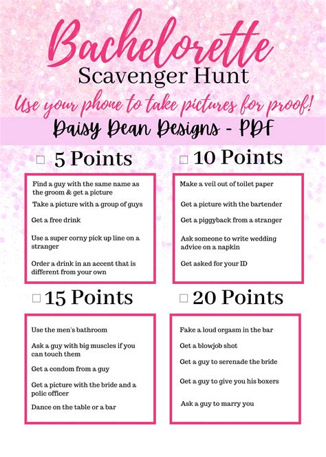 Bachelorette Party Printables Gallery 3