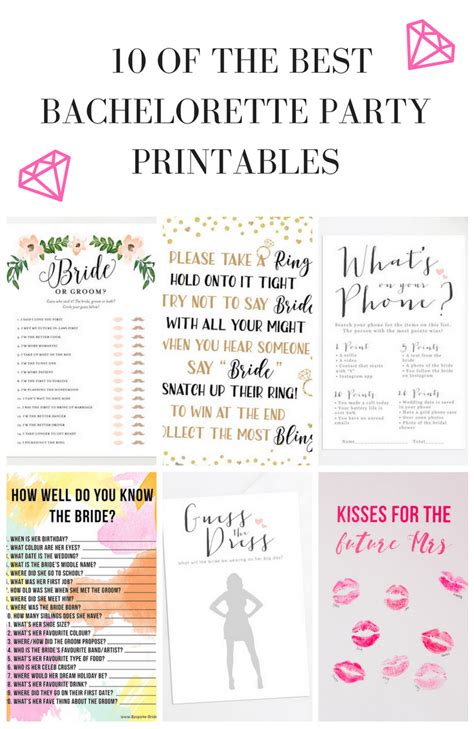 Bachelorette Party Printables Gallery 4