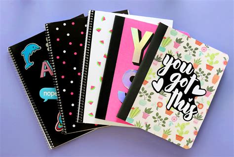 Back to school notebook paper designs