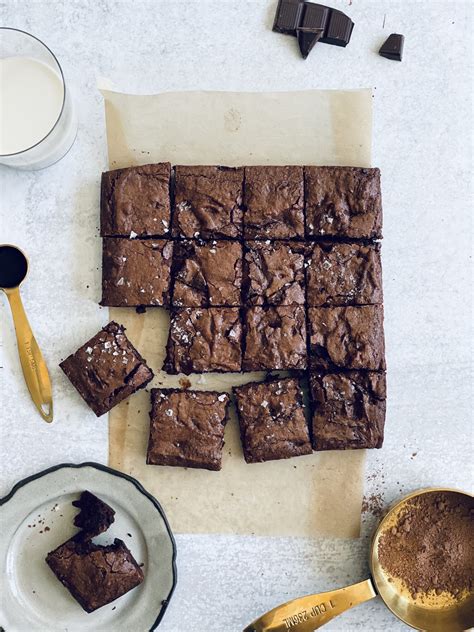 Freshly baked brownies for sale