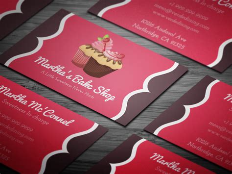 Bakery Business Card Design Ideas