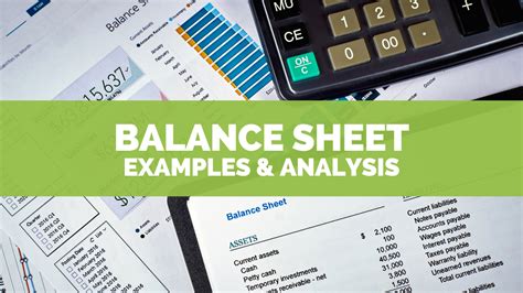 Balance Sheet Analysis