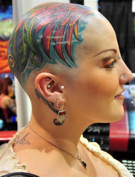 Bald head tattoo photos