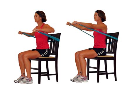 Banded Chest Press for Chest Strength