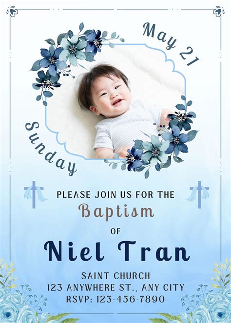 Baptism Template Ideas