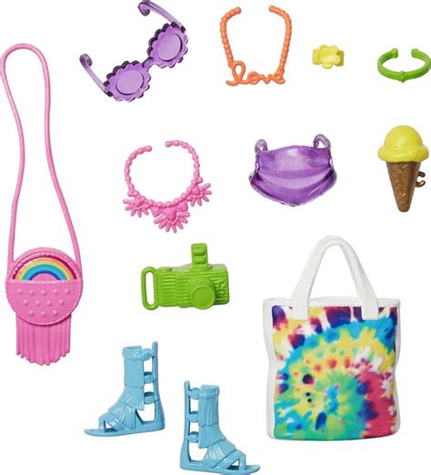 Barbie accessories and prints