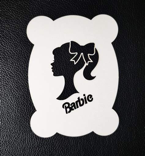 Barbie animal friends stencil for kids