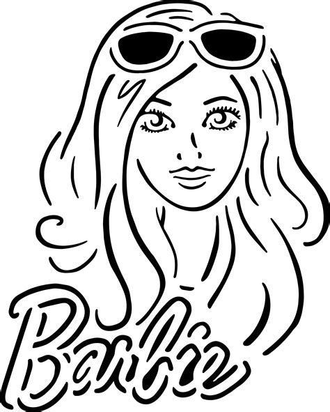 Barbie art stencil for creative play