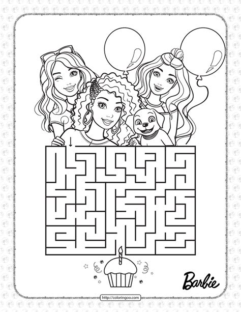 Barbie mazes