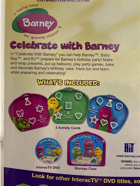 Barney Interactive Pages