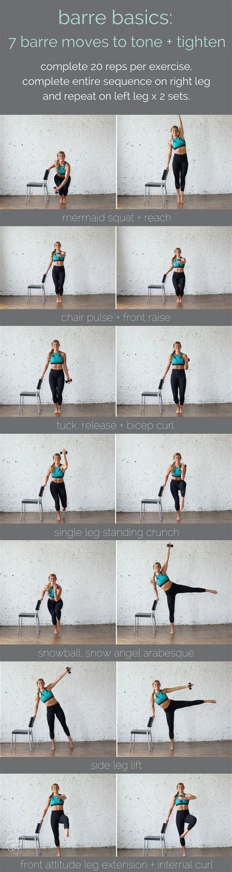 Barre Fitness Routine Example 8