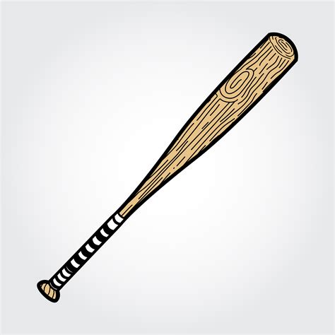 Illustration of a Baseball Bat