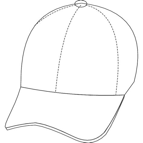 Baseball cap template printable gallery 1