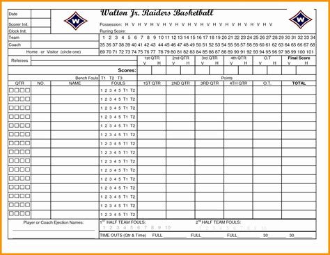 Baseball Stat Sheets Introduction