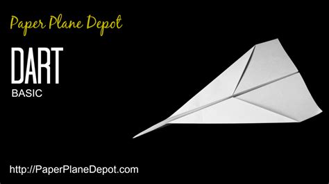 Basic Dart Paper Airplane