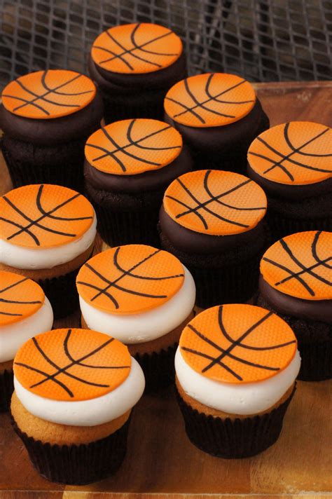 Basketball Cupcake Designs