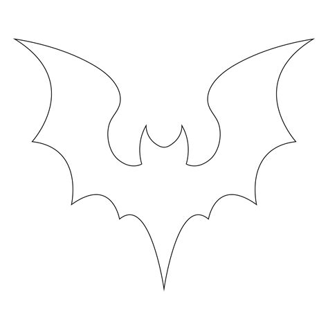 Bat Stencil Printable Description