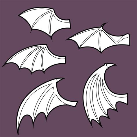 Free Bat Wings Template