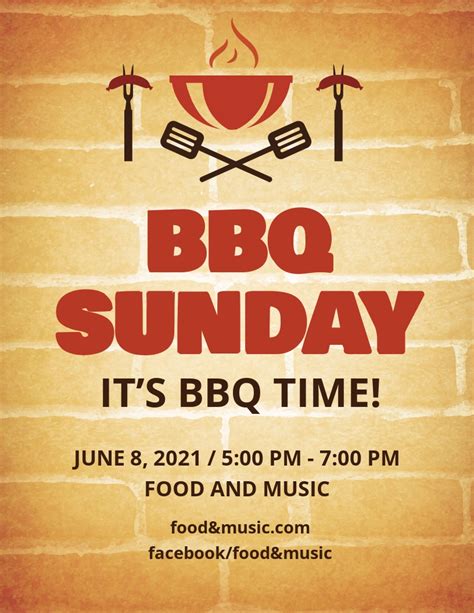 BBQ Flyer Templates